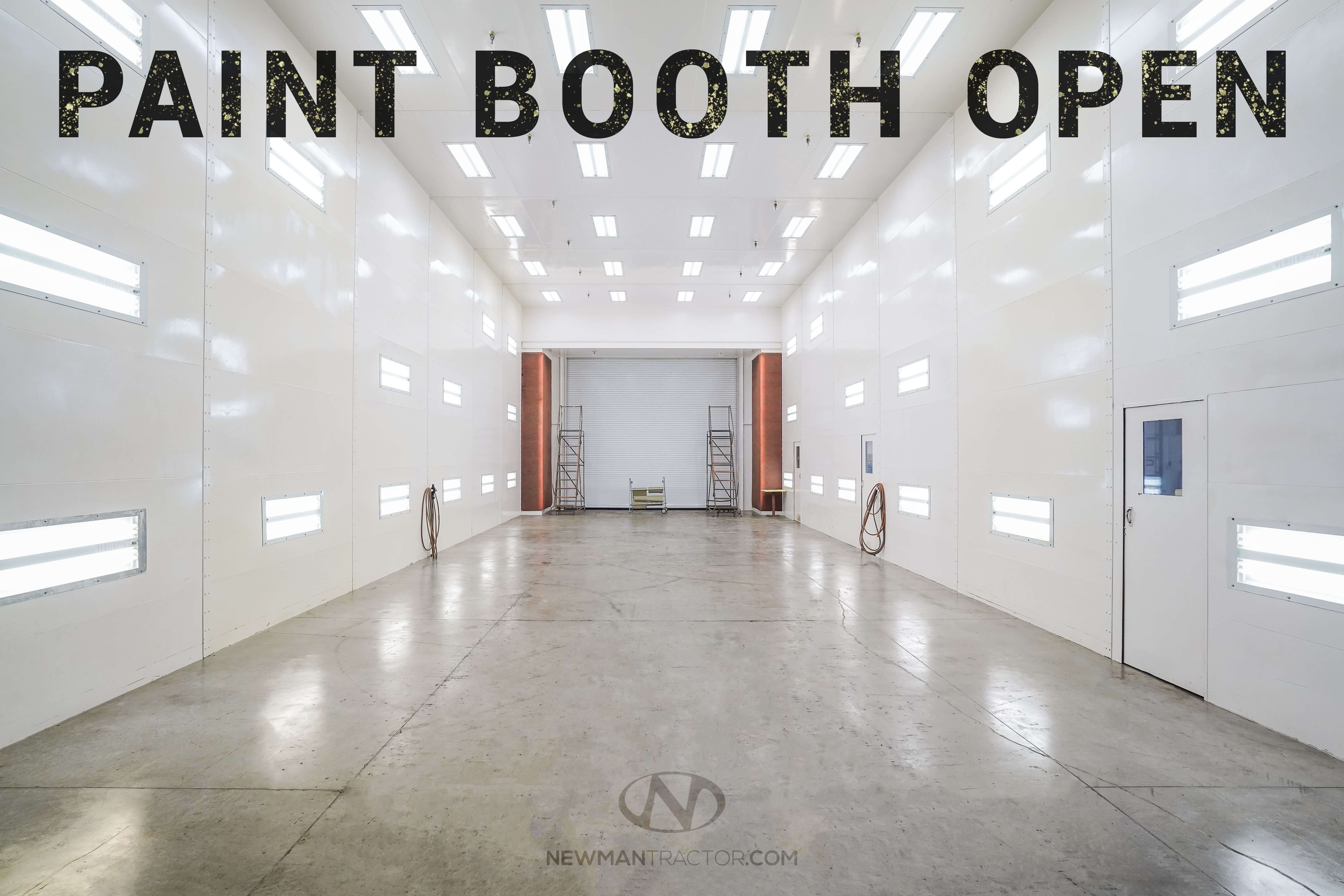 One of the largest heavy equipment paint booth's in the U.S.