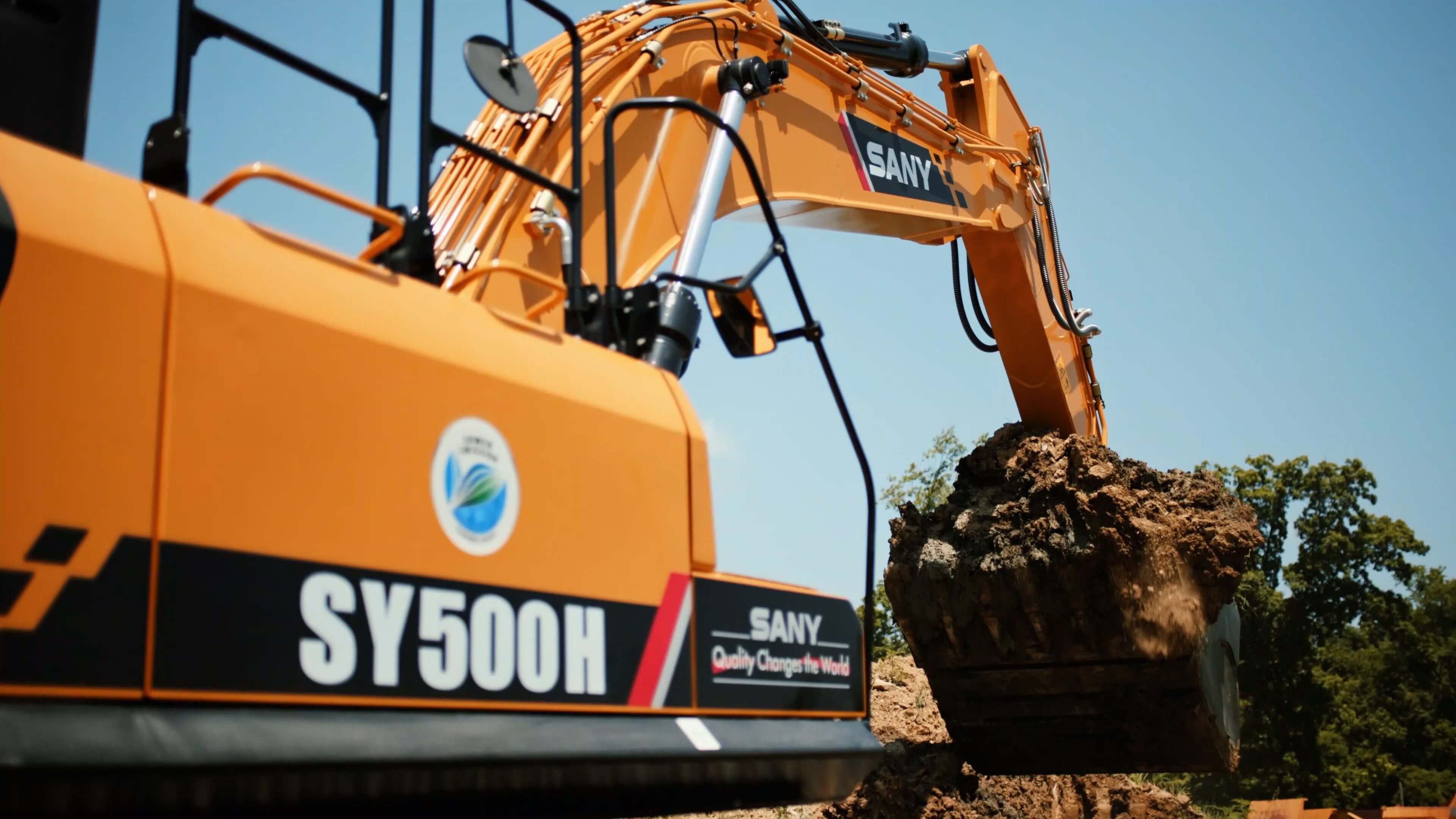 Experience the Power of the SANY SY500H Excavator: A Cut Above the CAT 349!