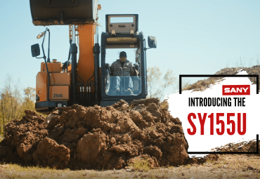 SANY SY155U Compact Excavator: Machine Walkaround