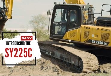 Get Ready For the All-New SANY SY225 Excavator with Leica Geosystems Machine Control!